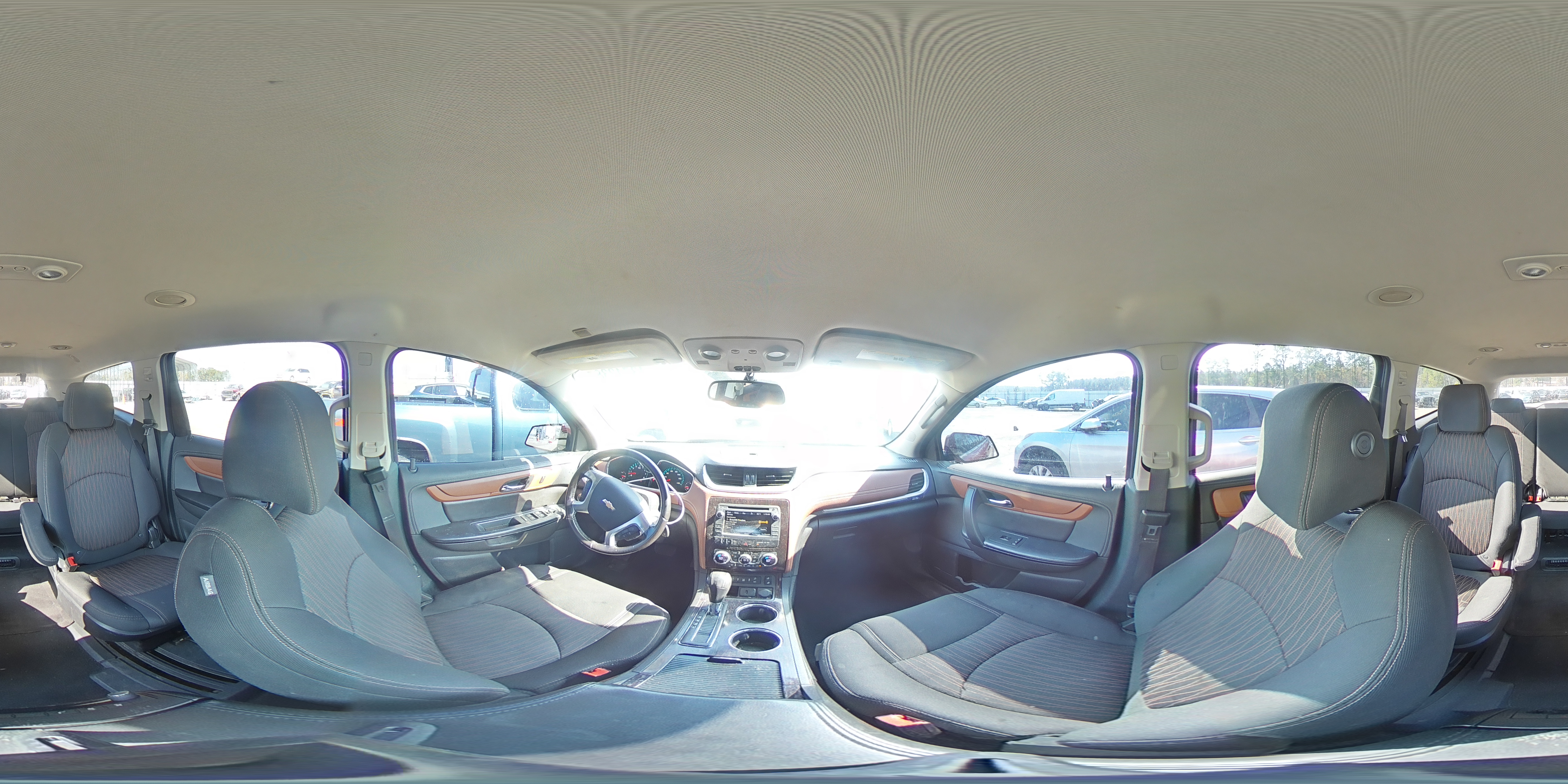 2017 Chevrolet Traverse VIN 1GNKRHKD7HJ204790 Copart auction photo, side / rear end damage thumbnail 15