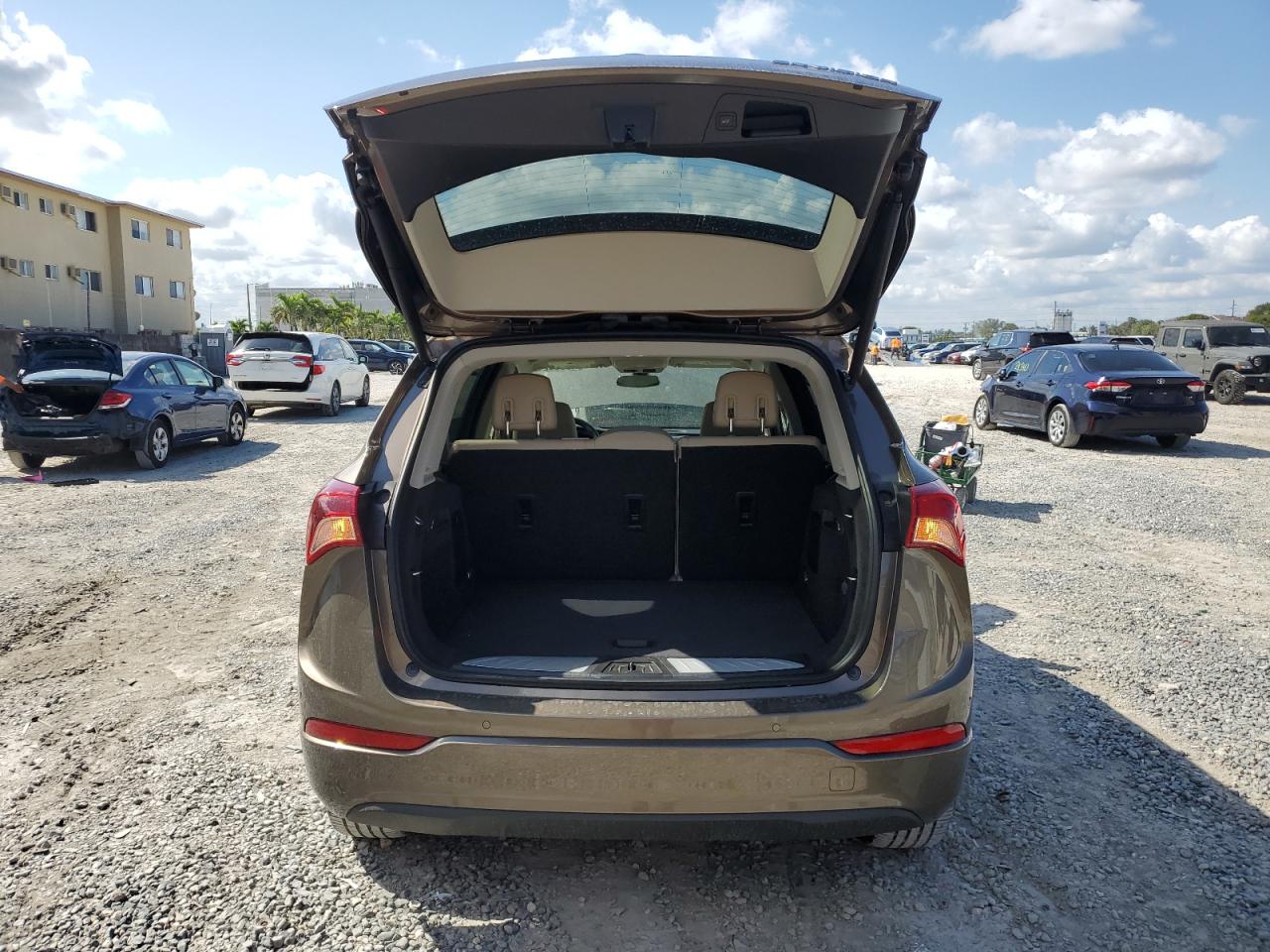 2019 Buick Envision VIN LRBFXBSAXKD009077 Copart auction photo, front end / undercarriage damage thumbnail 6