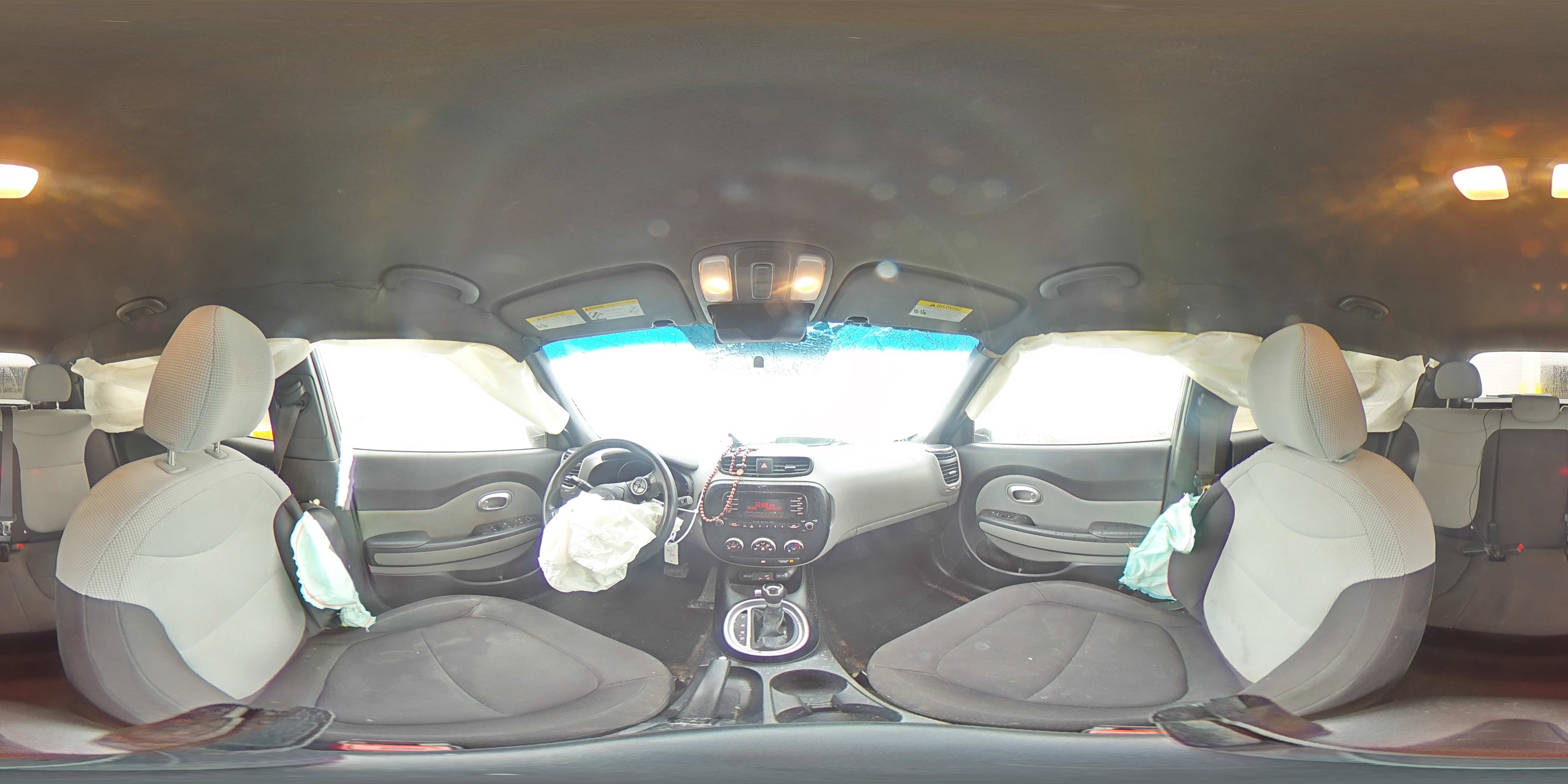 2015 KIA Soul VIN KNDJN2A20F7190710 Copart auction photo, front end damage thumbnail 12