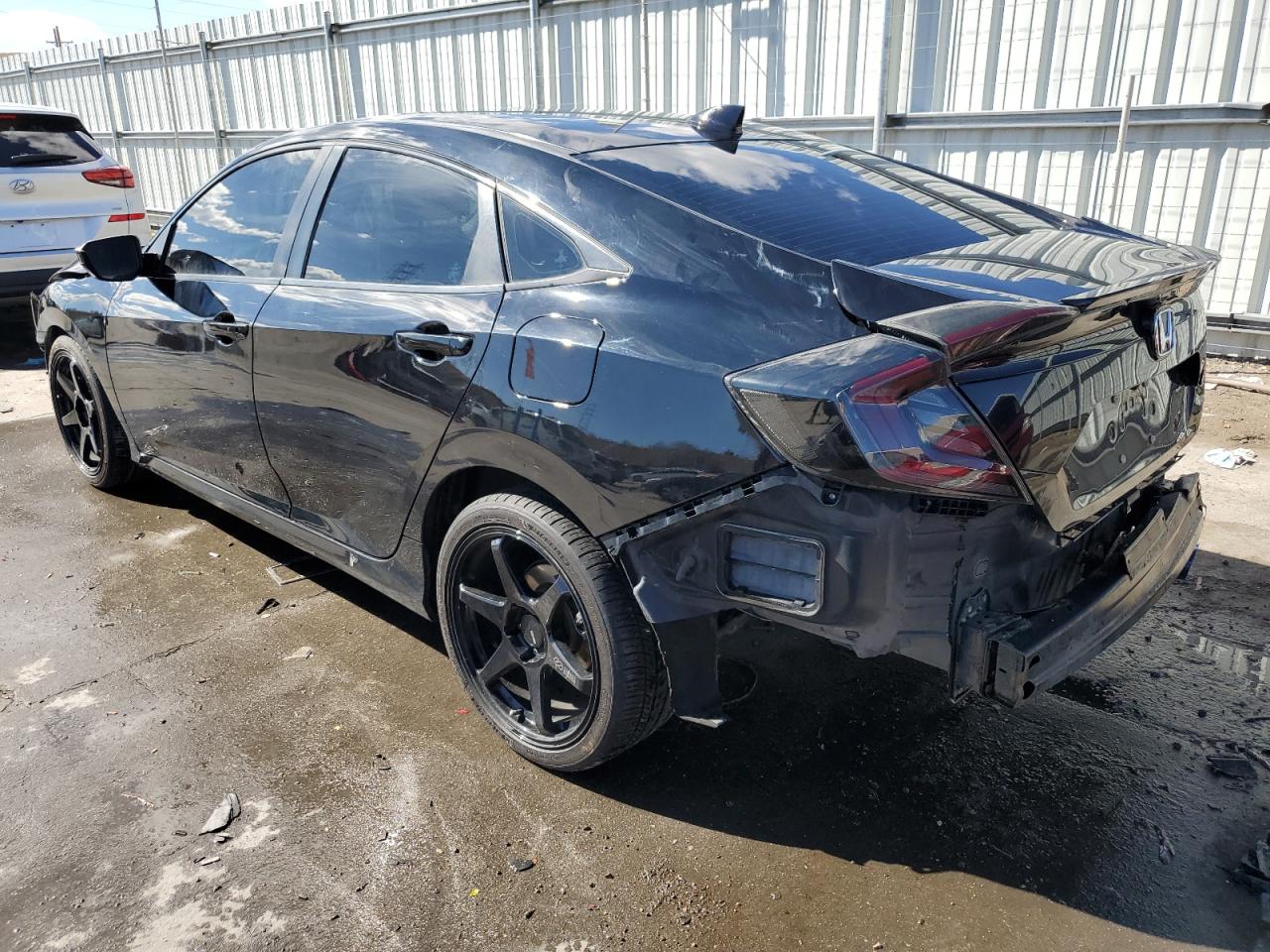 2016 Honda Civic VIN 19XFC1F32GE006859 Copart auction photo, front end / rear end damage thumbnail 2