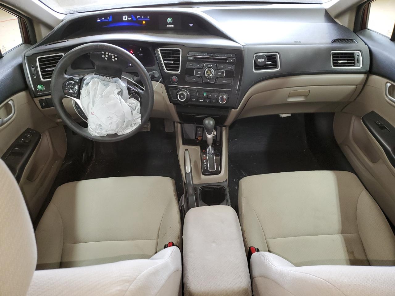2013 Honda Civic VIN 2HGFB2F5XDH600031 Copart auction photo, front end damage thumbnail 8