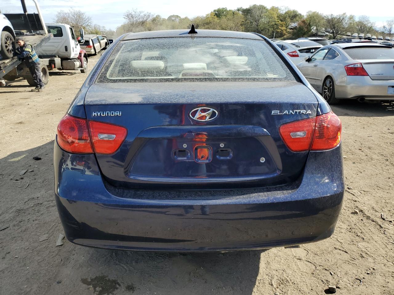 2009 Hyundai Elantra VIN KMHDU46D99U787474 Copart auction photo, mechanical / minor dent/scratches damage thumbnail 6