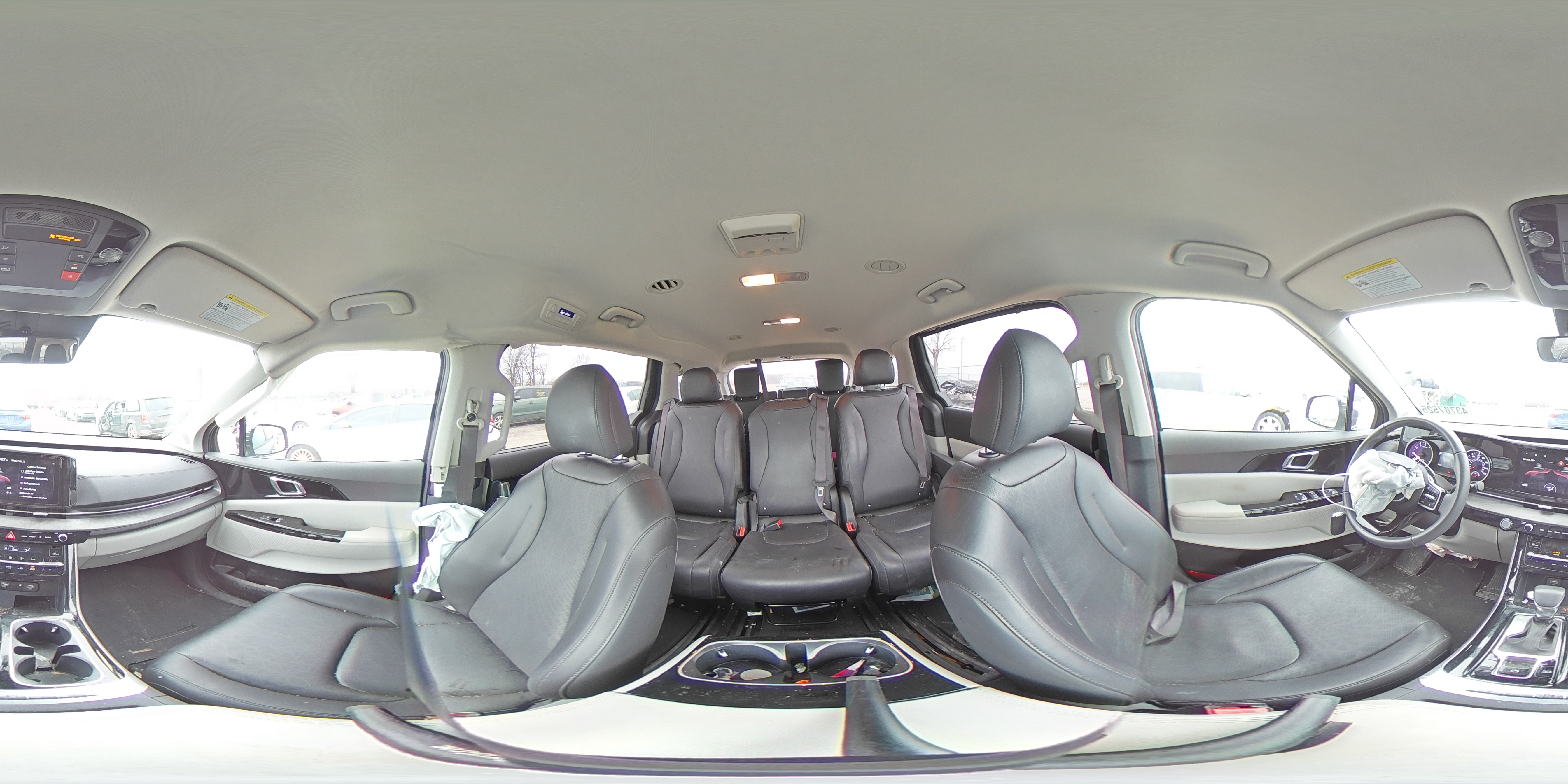 2024 KIA Carnival VIN KNDNC5H31R6444751 Copart auction photo, front end / all over damage thumbnail 13
