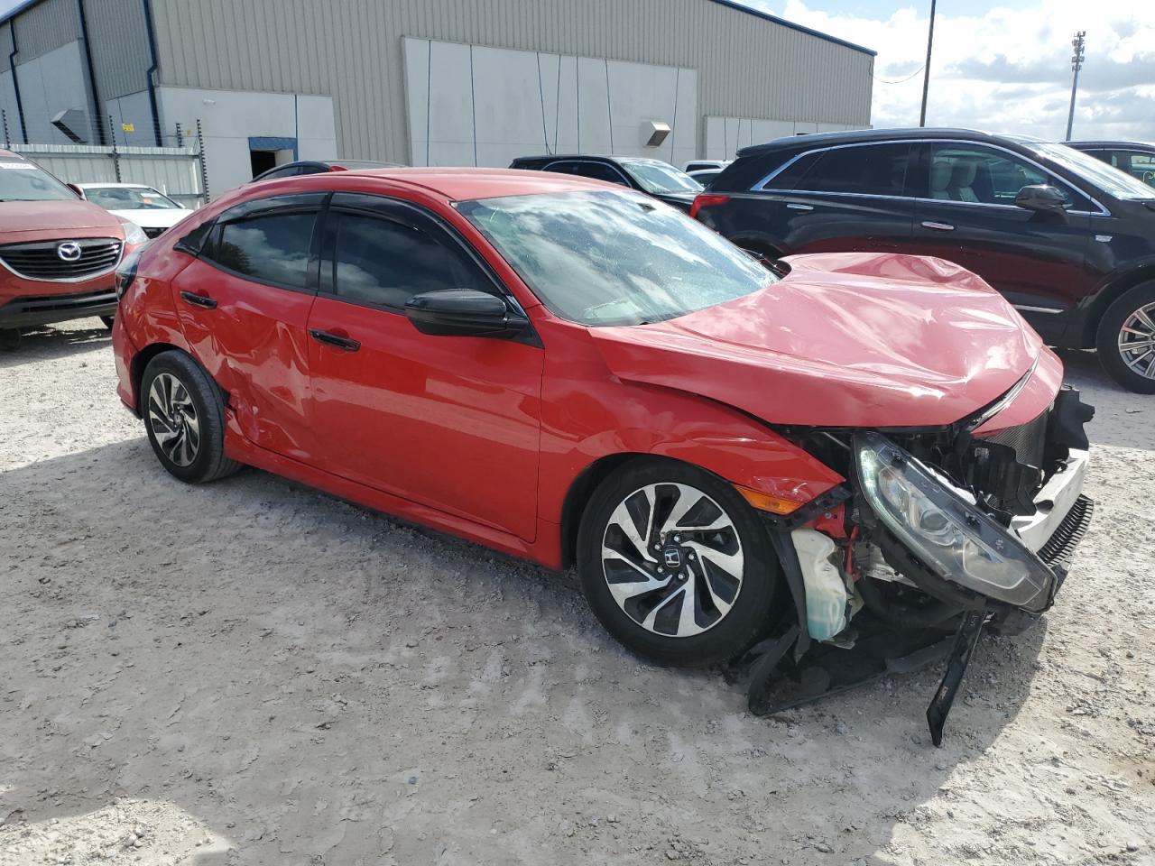 2017 Honda Civic VIN SHHFK7H29HU232319 Copart auction photo, all over damage thumbnail 4