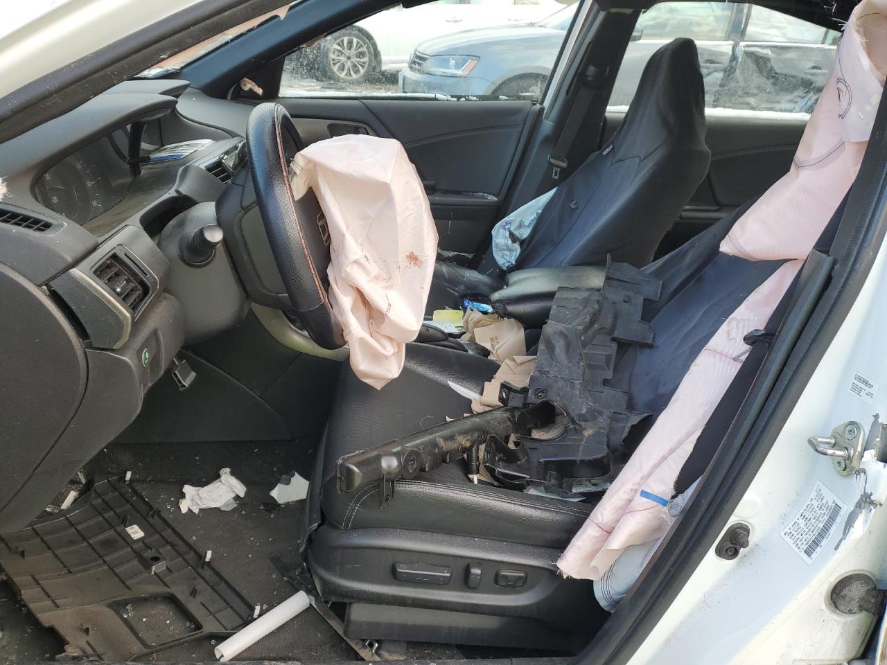 2017 Honda Accord VIN 1HGCR6F51HA145668 Copart auction photo, front end / all over damage thumbnail 7