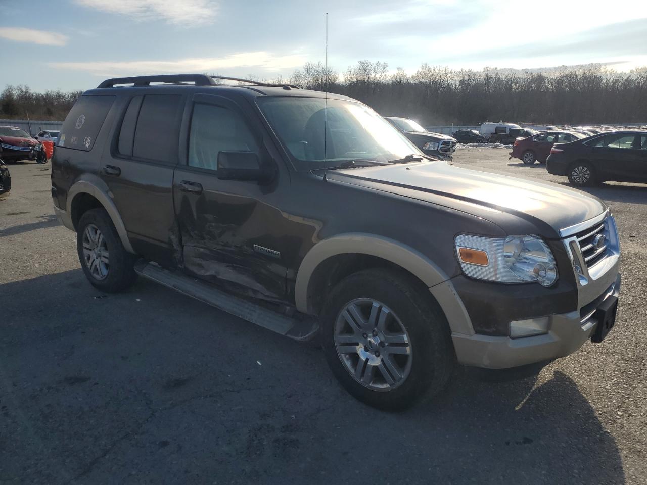 2008 Ford Explorer VIN 1FMEU74E28UA49953 Copart auction photo, side damage thumbnail 4