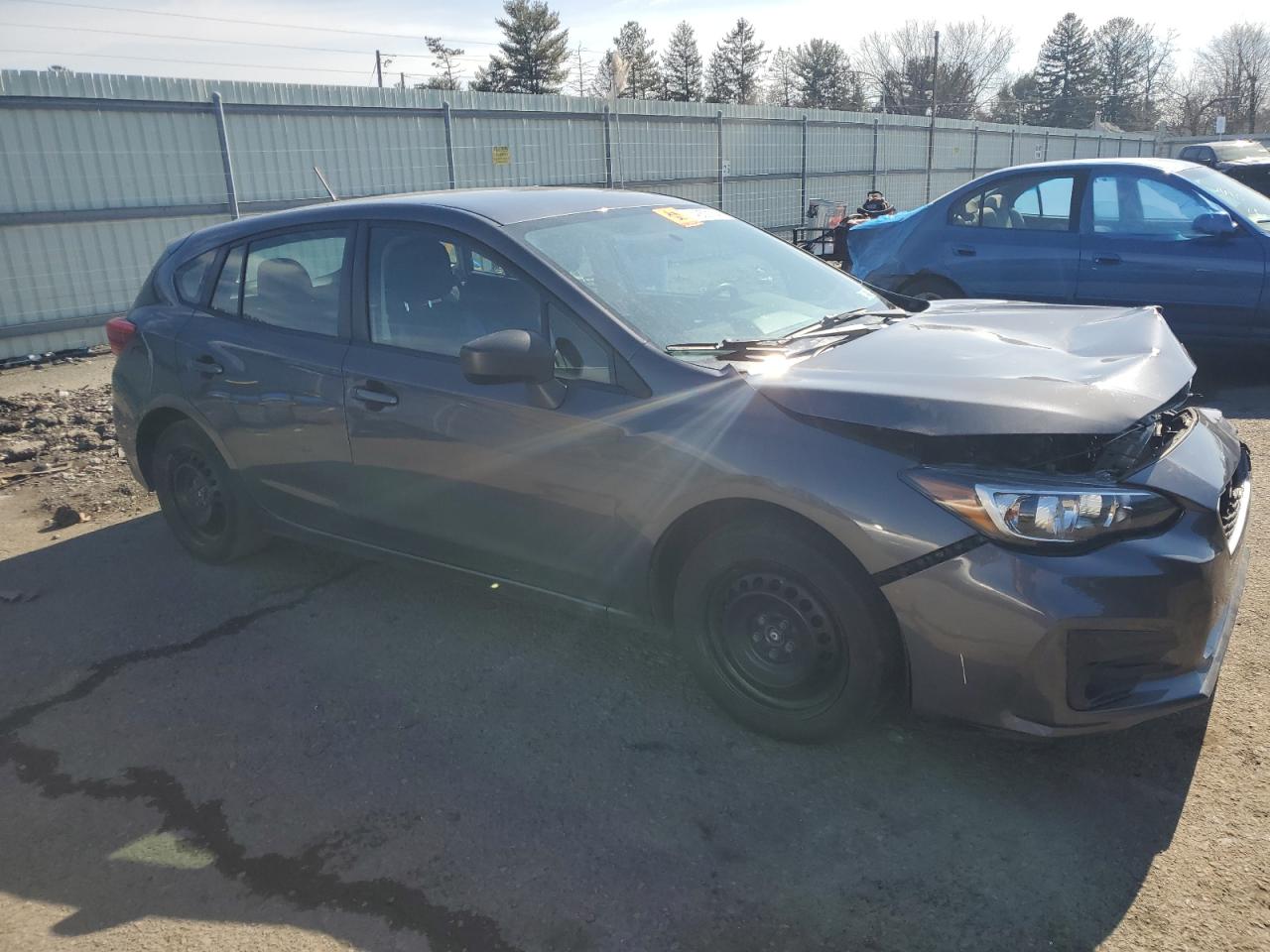 2019 Subaru Impreza VIN 4S3GTAA61K3715126 Copart auction photo, front end damage thumbnail 4