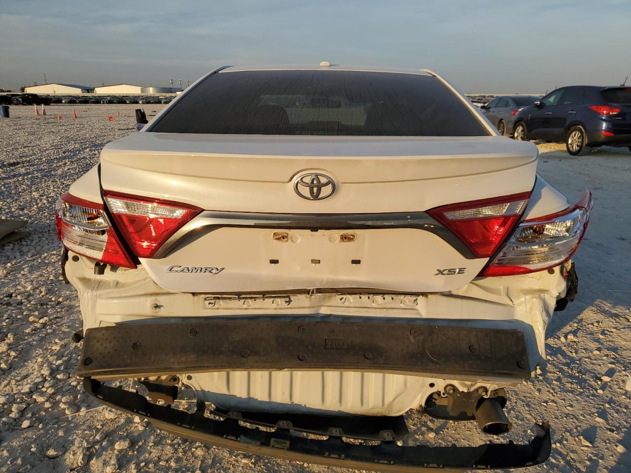 2017 Toyota Camry VIN 4T1BF1FK6HU414521 Copart auction photo, front end / rear end damage thumbnail 6