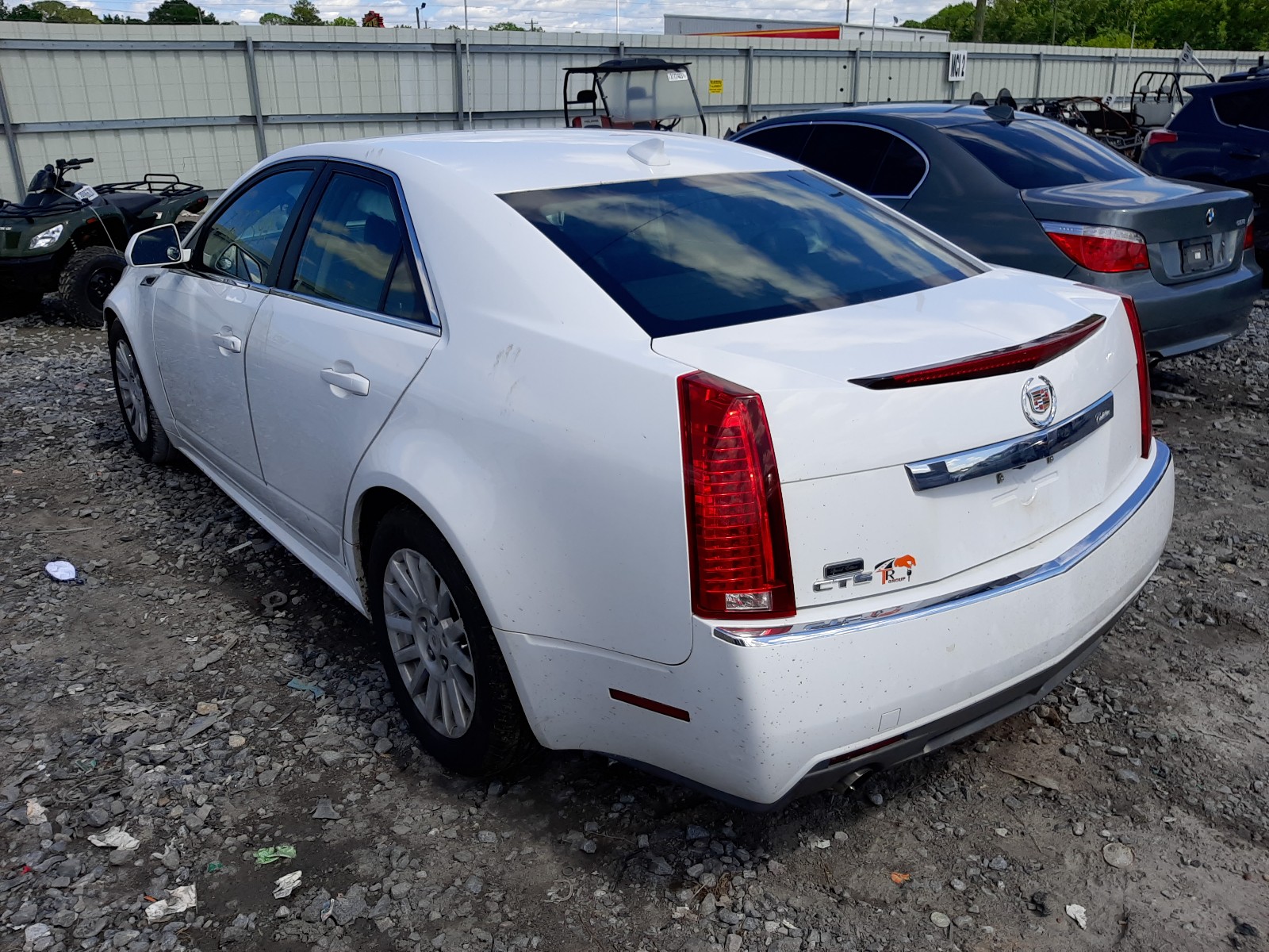 2012 Cadillac CTS VIN 1G6DE5E52C0148243 Copart auction photo, front end damage thumbnail 3