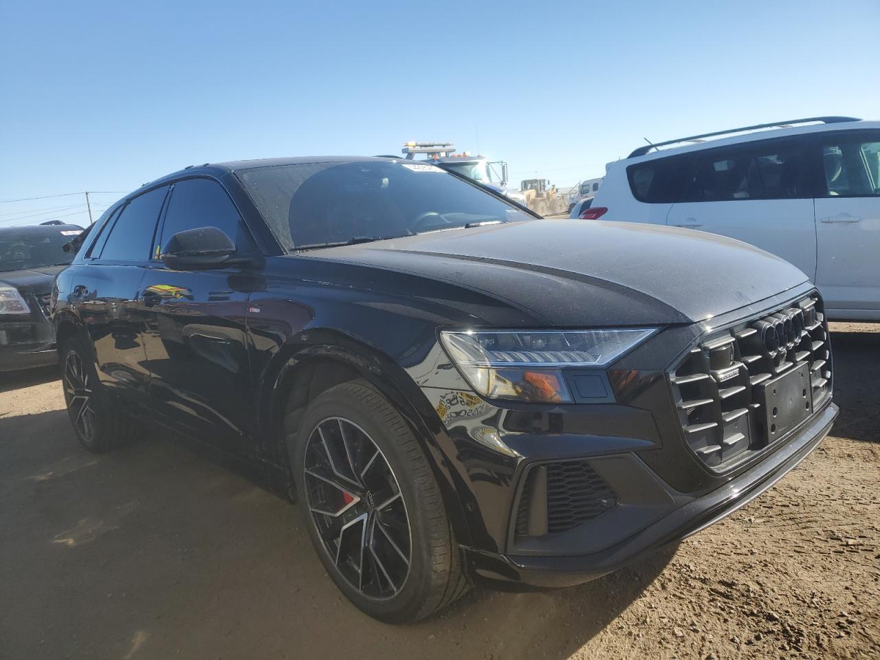 2021 Audi Q8 VIN WA1EVAF14MD032598 Copart auction photo, rear end damage thumbnail 4