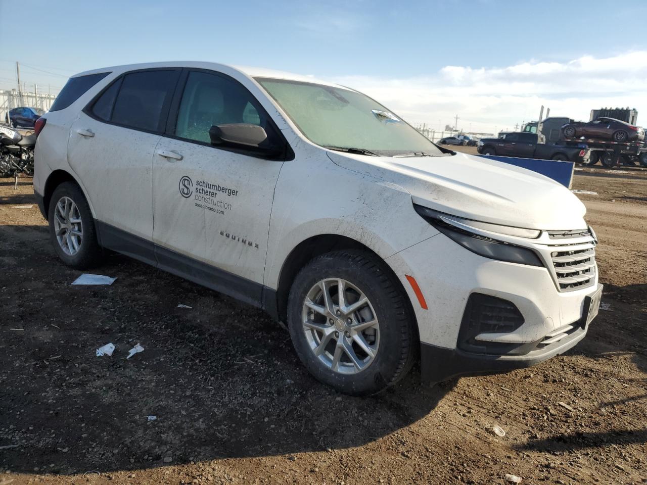 2022 Chevrolet Equinox VIN 3GNAXSEV8NS167374 Copart auction photo, front end damage thumbnail 4