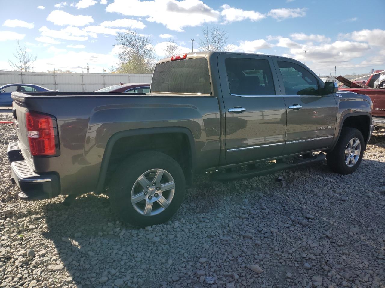 2014 GMC Sierra VIN 3GTU2VEC1EG296967 Copart auction photo, side / mechanical damage thumbnail 3