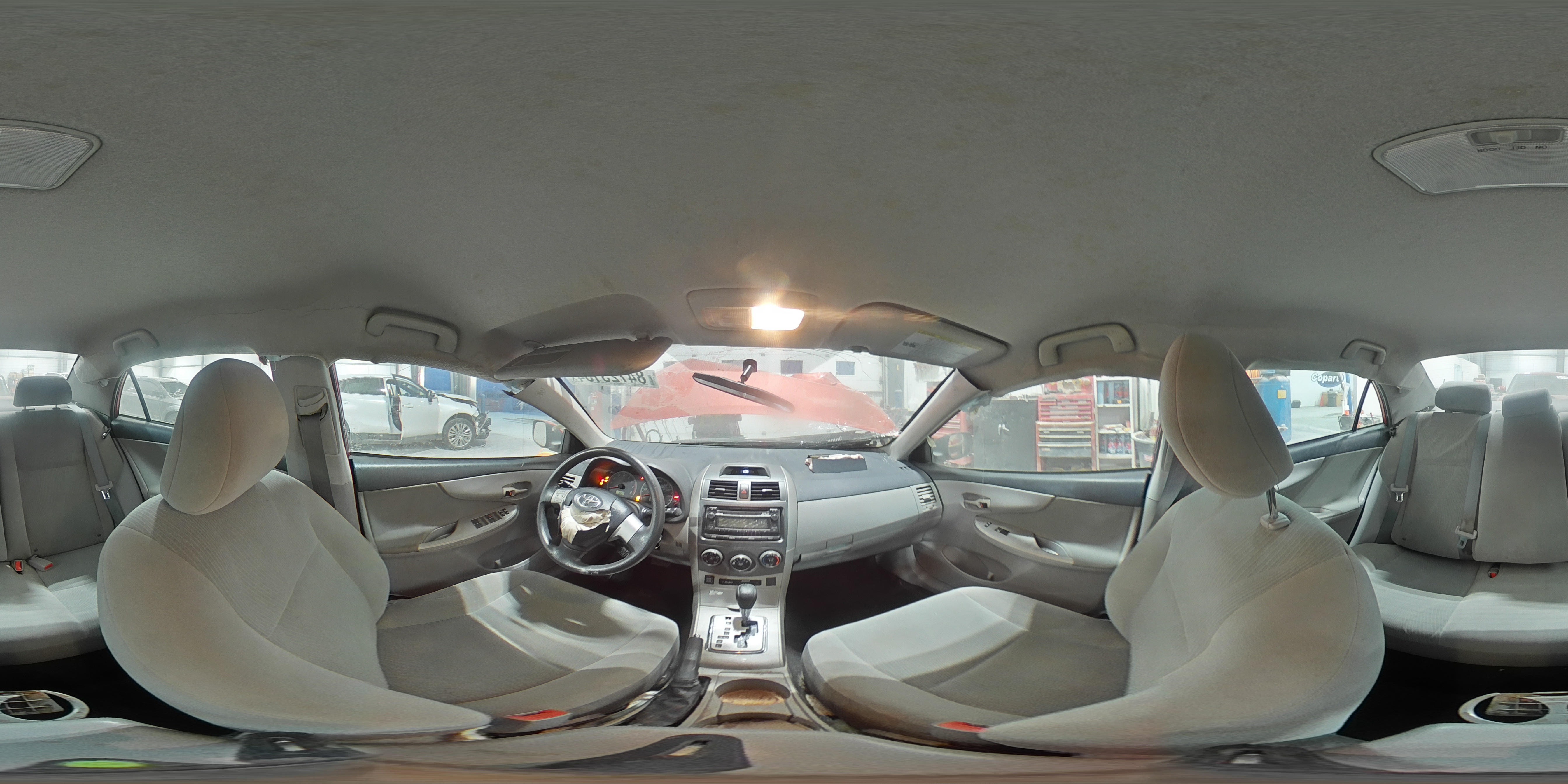 2012 Toyota Corolla VIN 2T1BU4EE9CC834304 Copart auction photo, all over / hail damage thumbnail 12