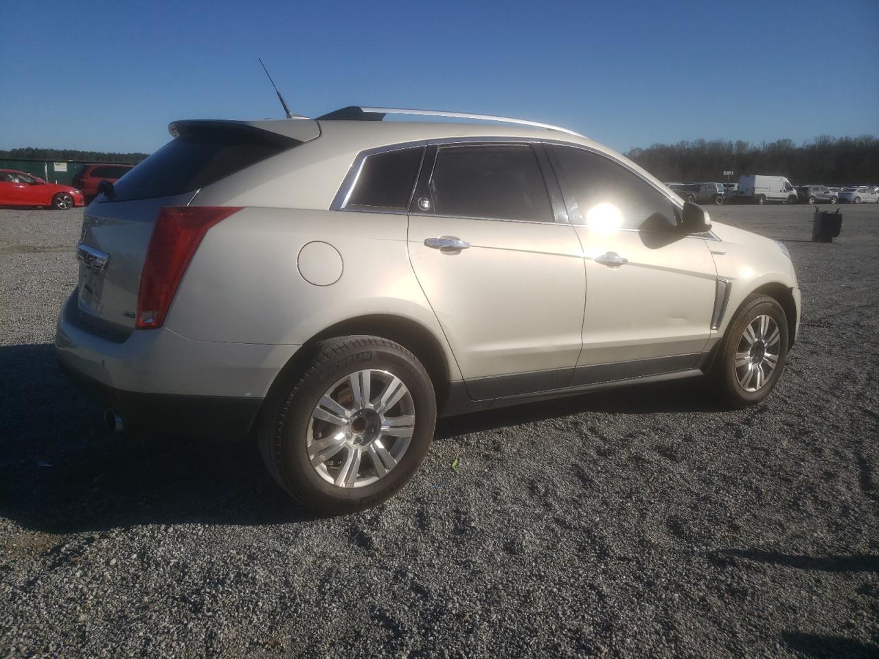 2014 Cadillac SRX VIN 3GYFNBE38ES516403 Copart auction photo, front end / minor dent/scratches damage thumbnail 3