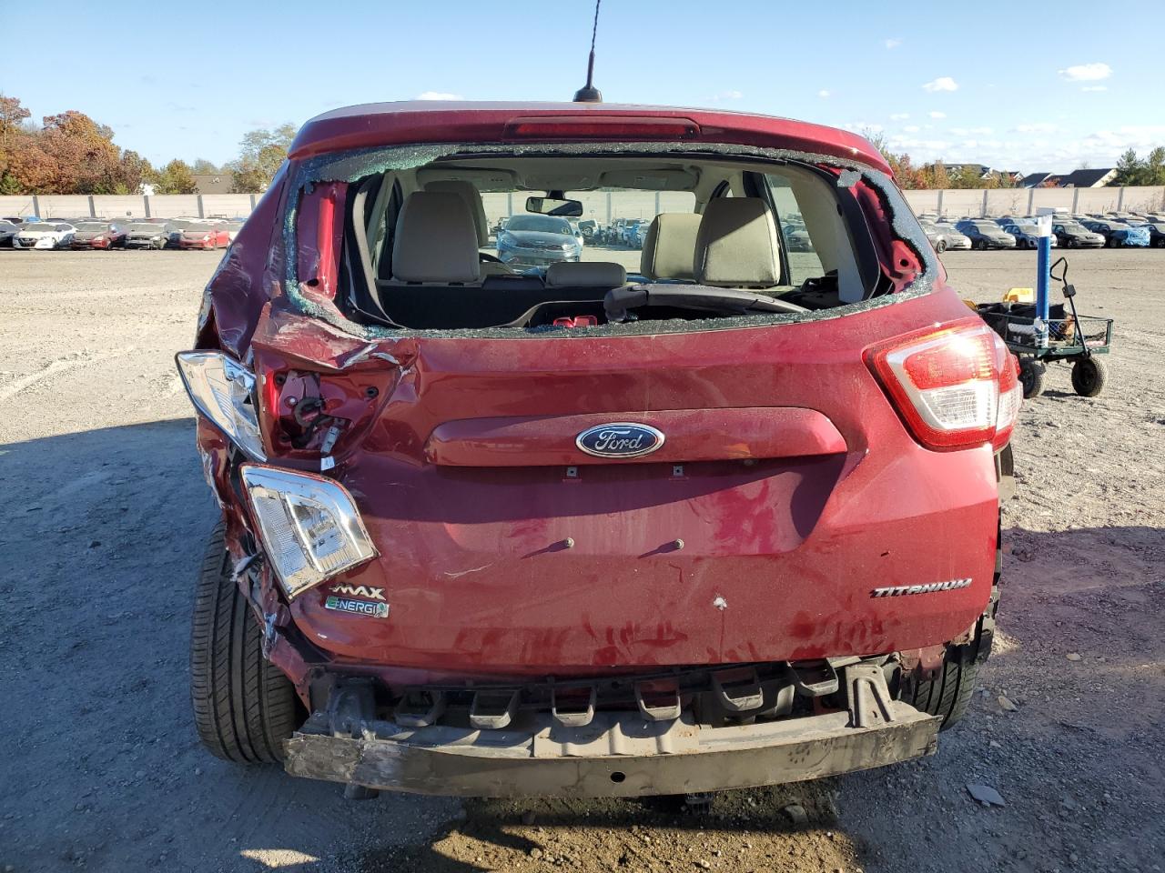 2017 Ford C-MAX VIN 1FADP5FUXHL102426 Copart auction photo, rear end / front end damage thumbnail 6