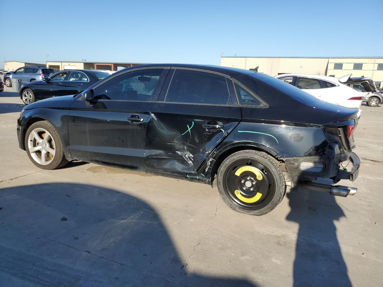 2016 Audi A3 VIN WAUA7GFF5G1010237 Copart auction photo, all over damage thumbnail 2