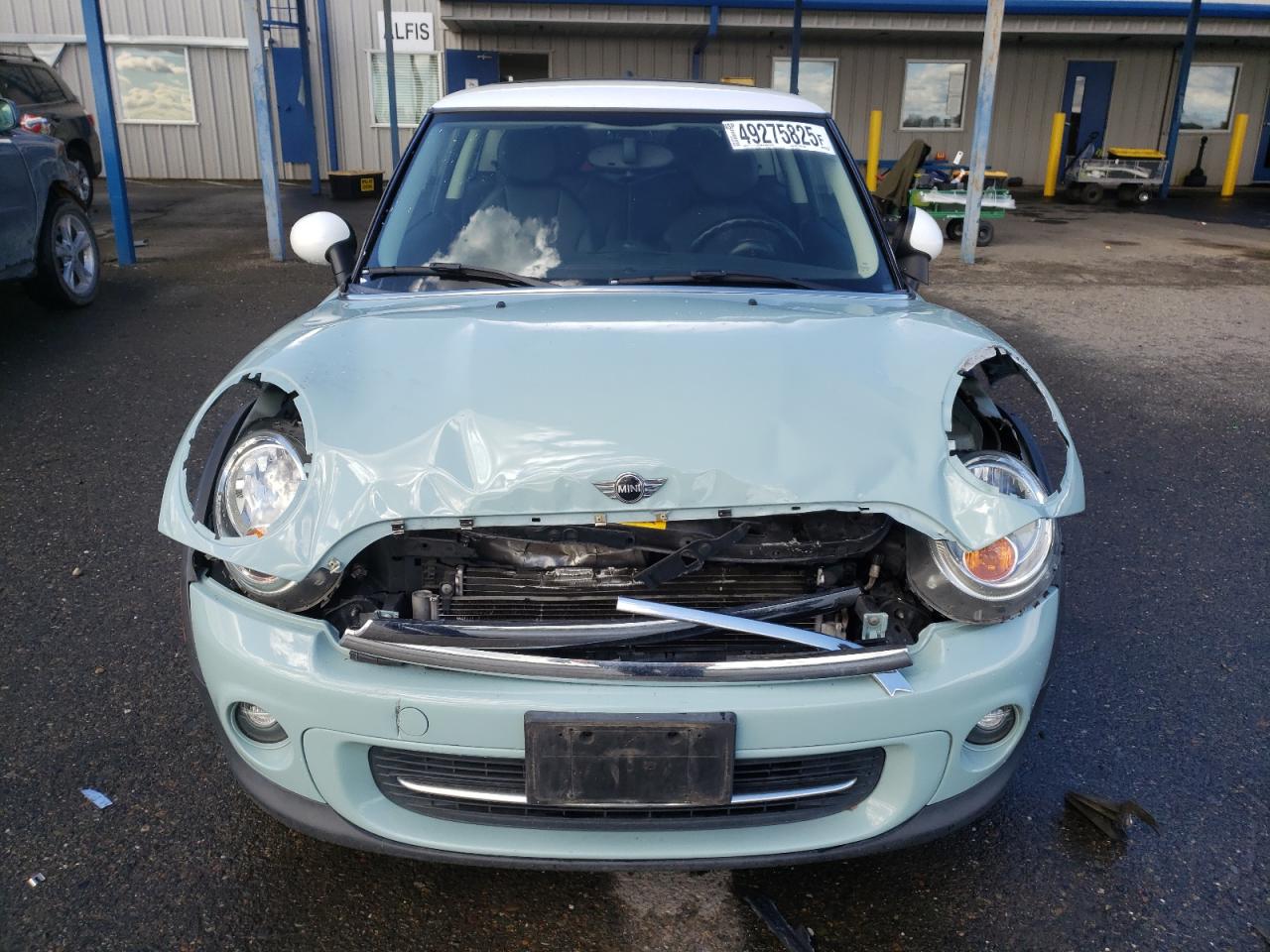 2013 MINI Cooper VIN WMWSU3C55DT547661 Copart auction photo, front end damage thumbnail 5