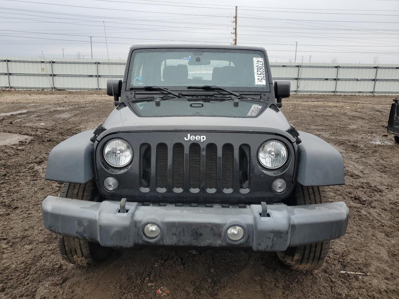 2017 Jeep Wrangler VIN 1C4AJWAG5HL525999 Copart auction photo, rear end / minor dent/scratches damage thumbnail 5