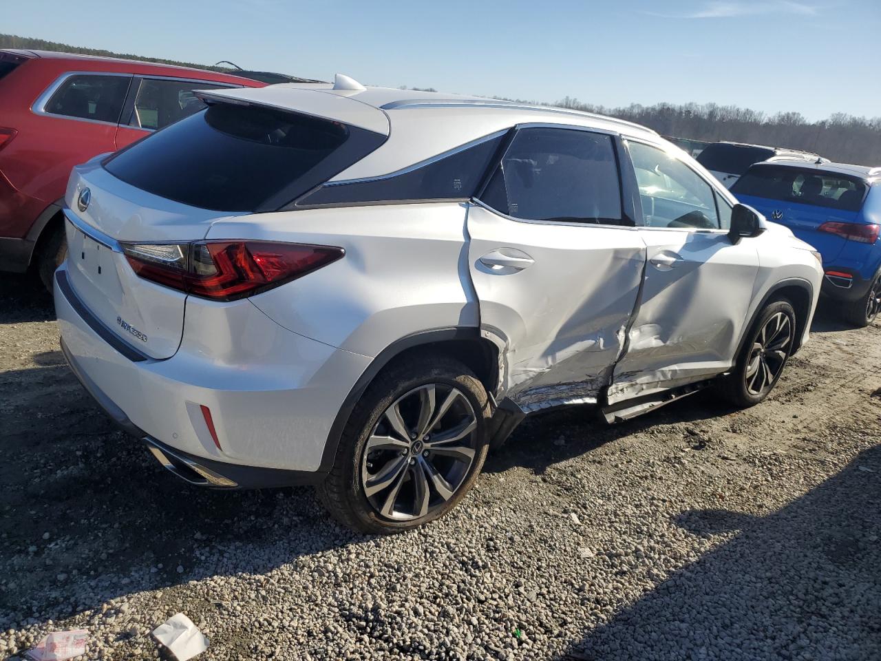2018 Lexus RX VIN JTJBZMCA1J2033490 Copart auction photo, side damage thumbnail 3