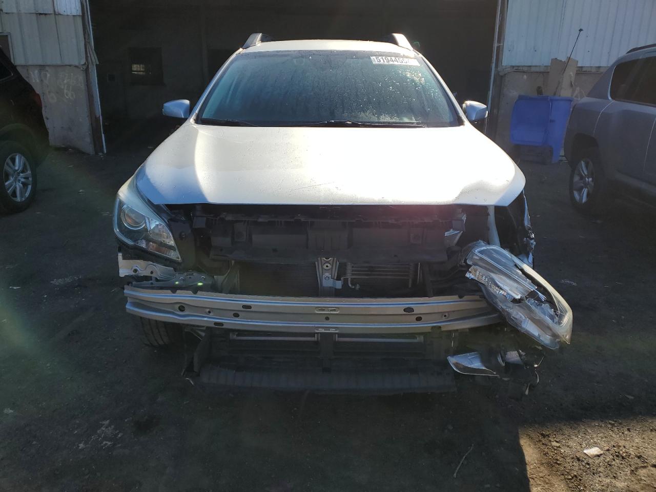2017 Subaru Outback VIN 4S4BSAFC0H3201400 Copart auction photo, front end / side damage thumbnail 5