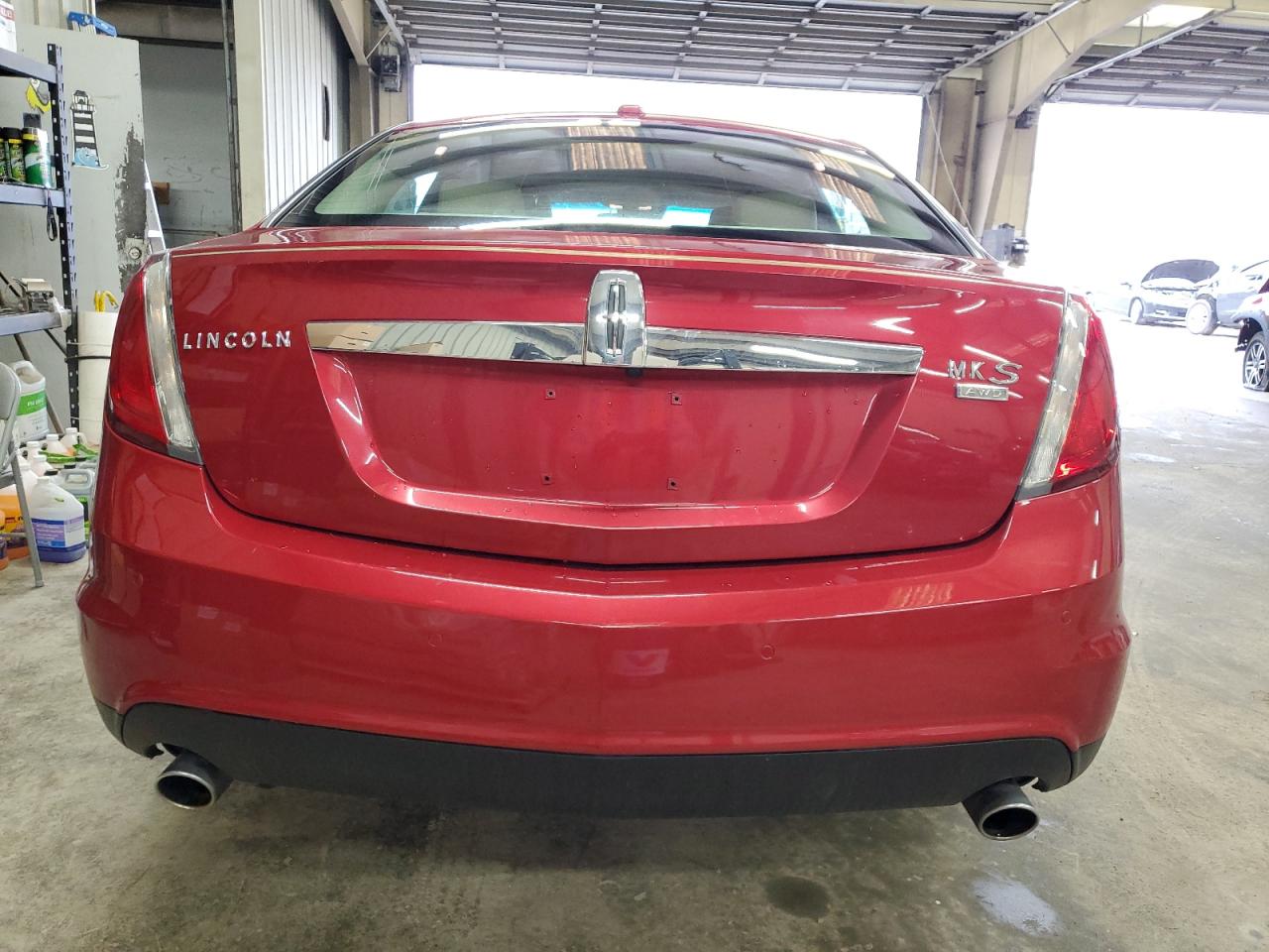 2011 Lincoln MKS VIN 1LNHL9ER0BG602604 Copart auction photo, side / front end damage thumbnail 6