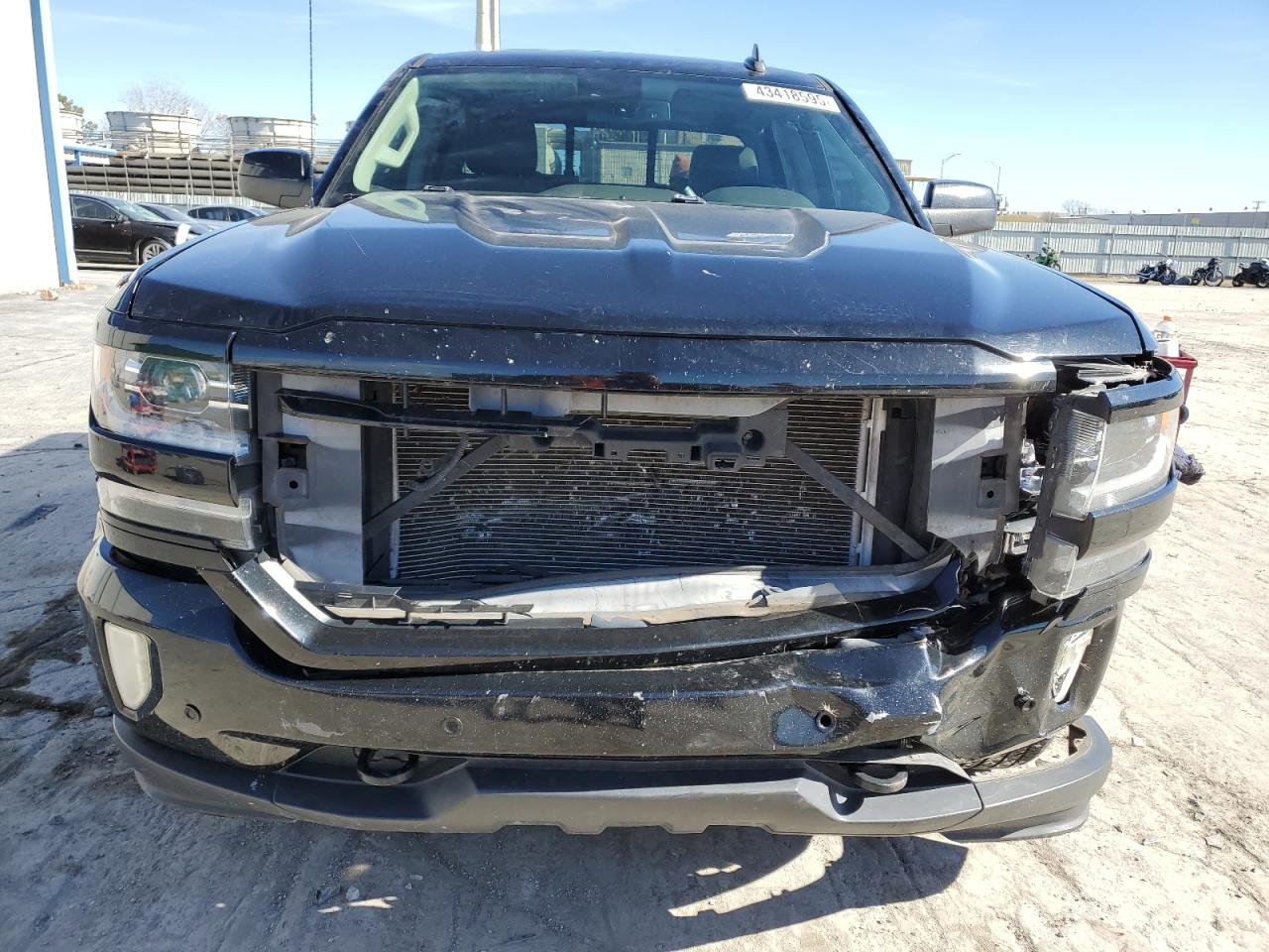 2016 Chevrolet Silverado VIN 3GCUKSEC1GG333906 Copart auction photo, front end / rear end damage thumbnail 5