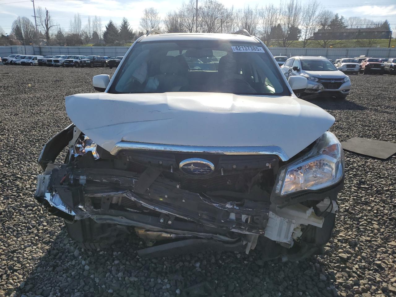 2016 Subaru Forester VIN JF2SJADC8GH415905 Copart auction photo, front end damage thumbnail 5