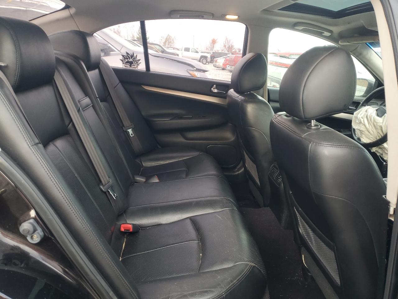 2012 Infiniti G VIN JN1CV6AR4CM682704 Copart auction photo, front end damage thumbnail 10