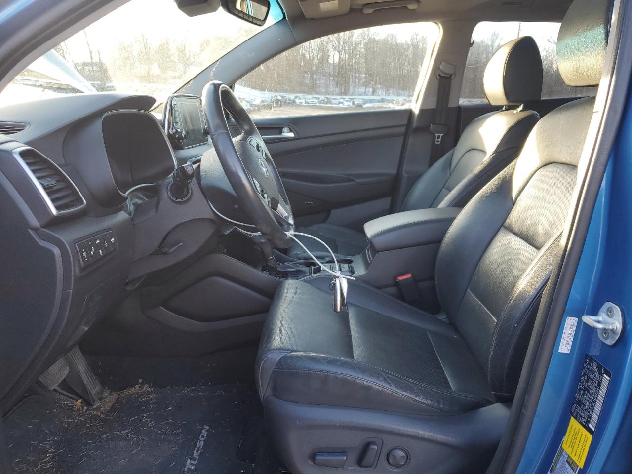 2019 Hyundai Tucson VIN KM8J3CAL1KU849261 Copart auction photo, front end / side damage thumbnail 7