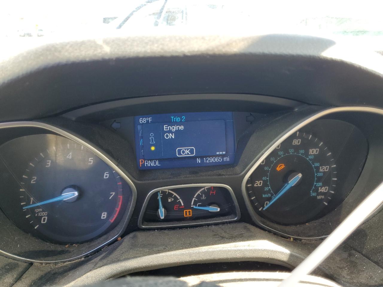2014 Ford Focus VIN 1FADP3K25EL392966 Copart auction photo, rear end / front end damage thumbnail 9
