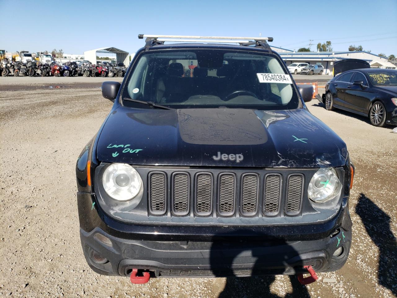2017 Jeep Renegade VIN ZACCJBCB7HPF63846 Copart auction photo, front end damage thumbnail 5