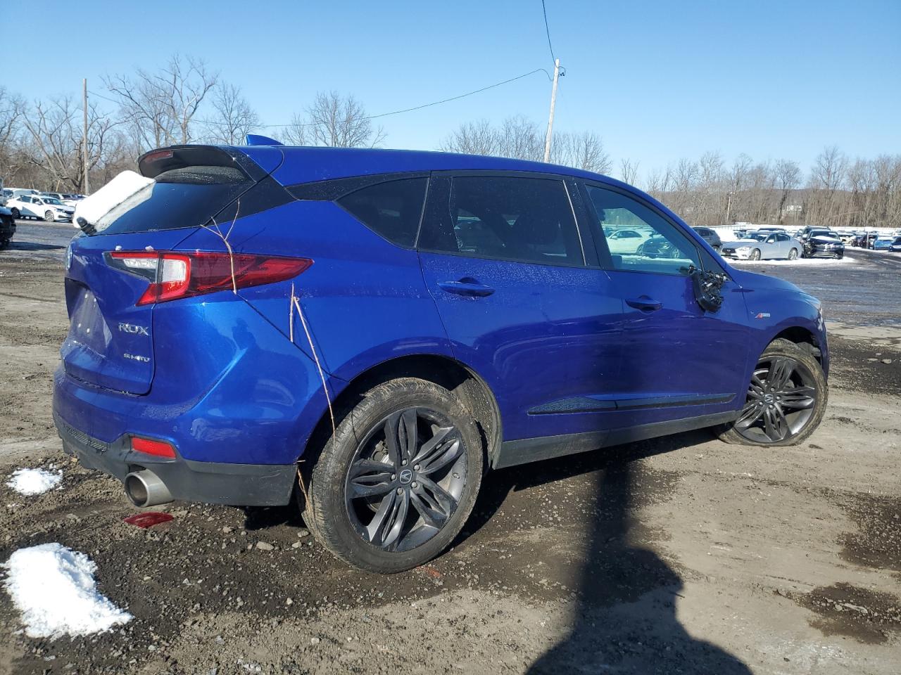 2019 Acura RDX VIN 5J8TC2H66KL014562 Copart auction photo, front end / rear end damage thumbnail 3