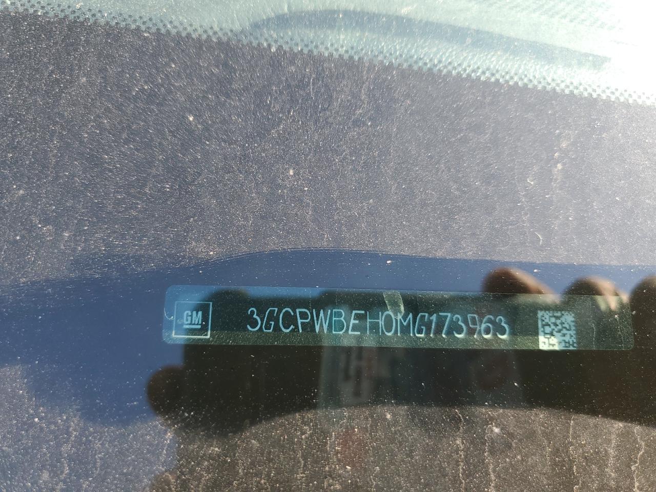 2021 Chevrolet Silverado VIN 3GCPWBEH0MG173963 Copart auction photo, vandalism damage thumbnail 12
