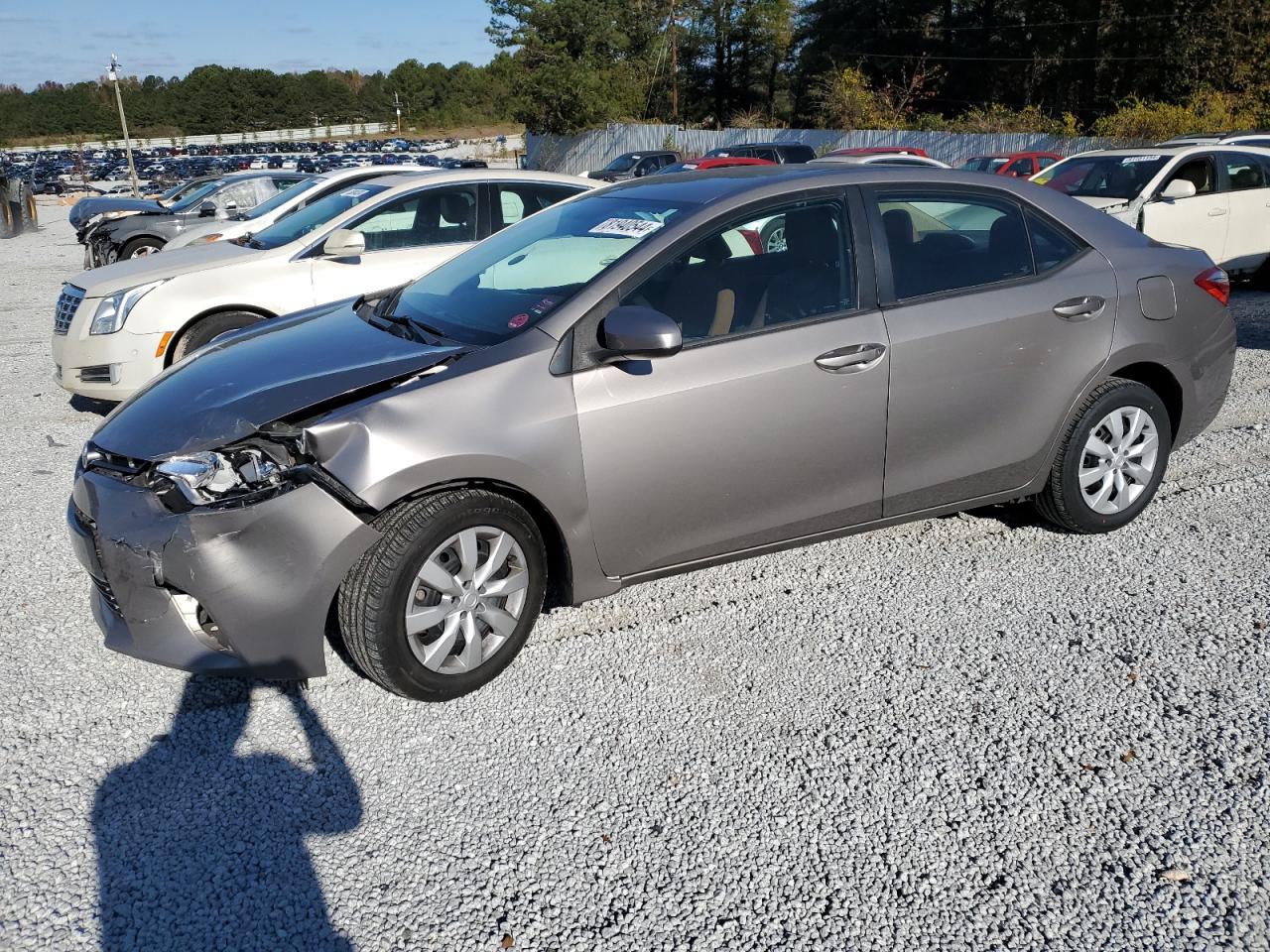 2015 Toyota Corolla VIN 5YFBURHE4FP324567