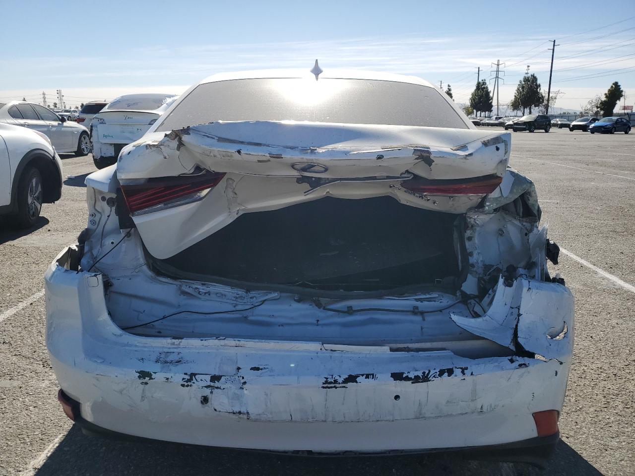 2017 Lexus IS VIN JTHBA1D28H5046891 Copart auction photo, rear end damage thumbnail 6