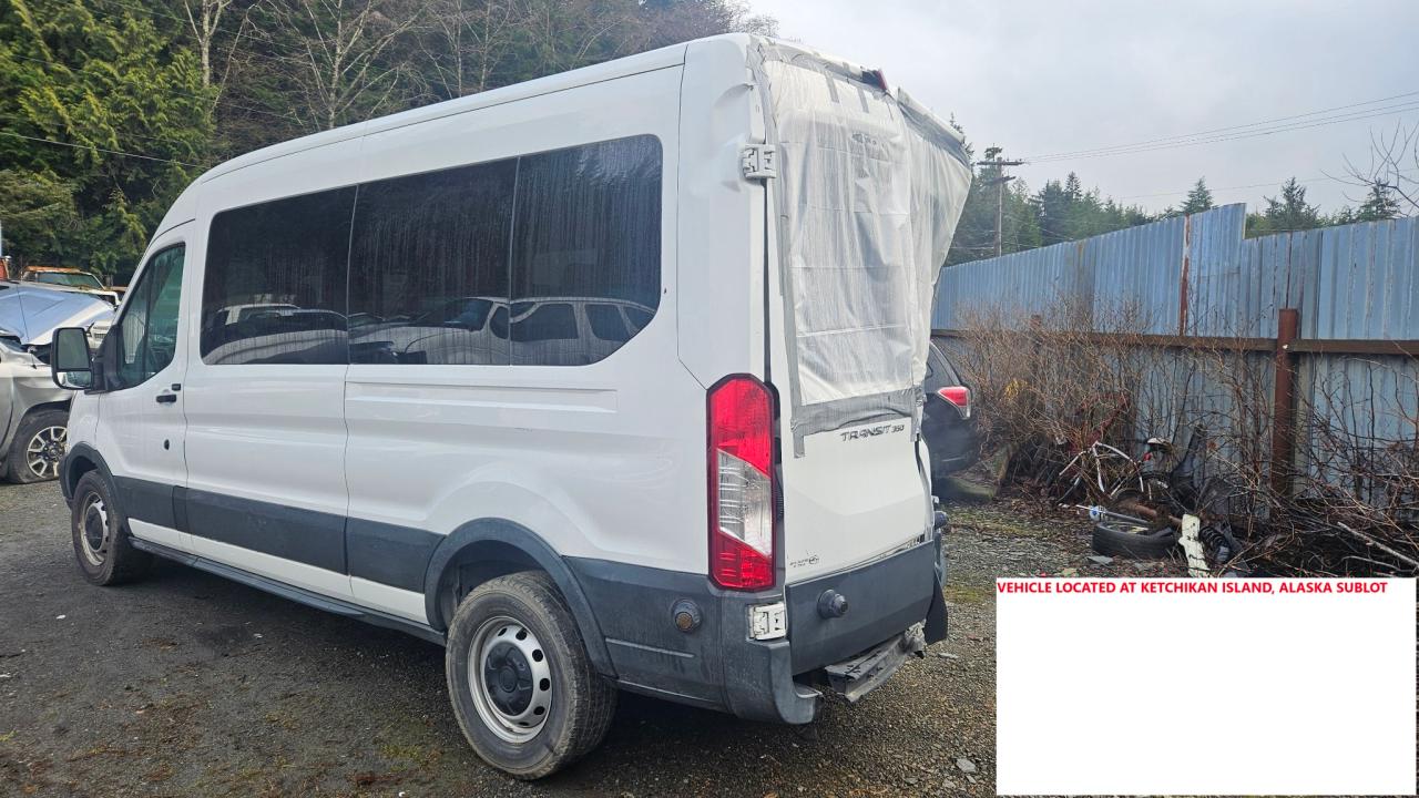 2017 Ford Transit VIN 1FBAX2CM6HKA80340 Copart auction photo, rear end damage thumbnail 2