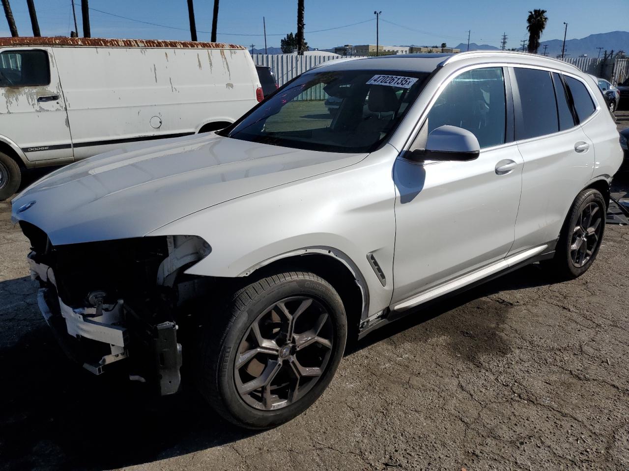 2022 BMW X3 VIN 5UX43DP04N9J95625