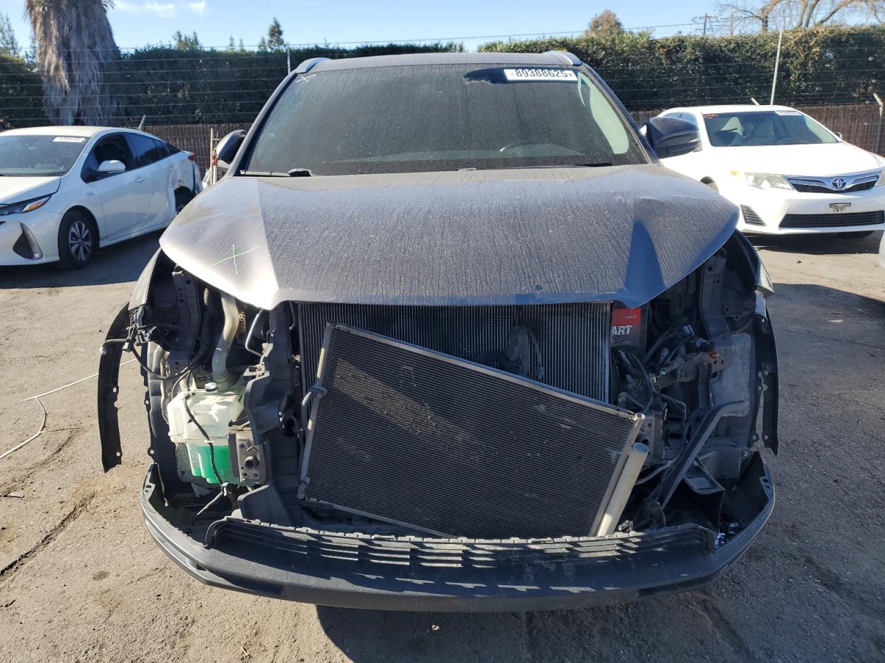 2015 Toyota Highlander VIN 5TDJKRFH9FS209484 Copart auction photo, front end damage thumbnail 5