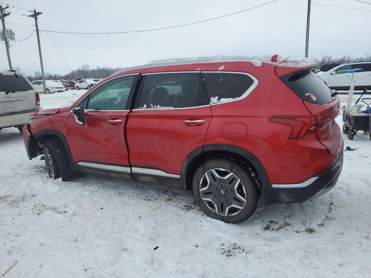 2023 Hyundai Santa Fe VIN 5NMS4DAL8PH582033 Copart auction photo, all over damage thumbnail 2