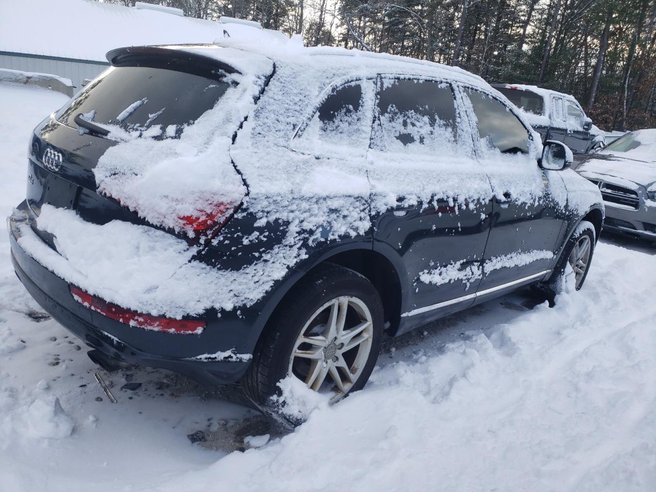 2014 Audi Q5 VIN WA1LFAFP3EA010099 Copart auction photo, front end / undercarriage damage thumbnail 3