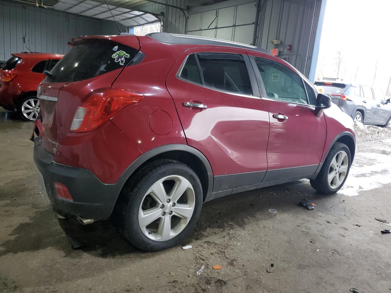 2016 Buick Encore VIN KL4CJESB7GB598361 Copart auction photo, rear end / minor dent/scratches damage thumbnail 3