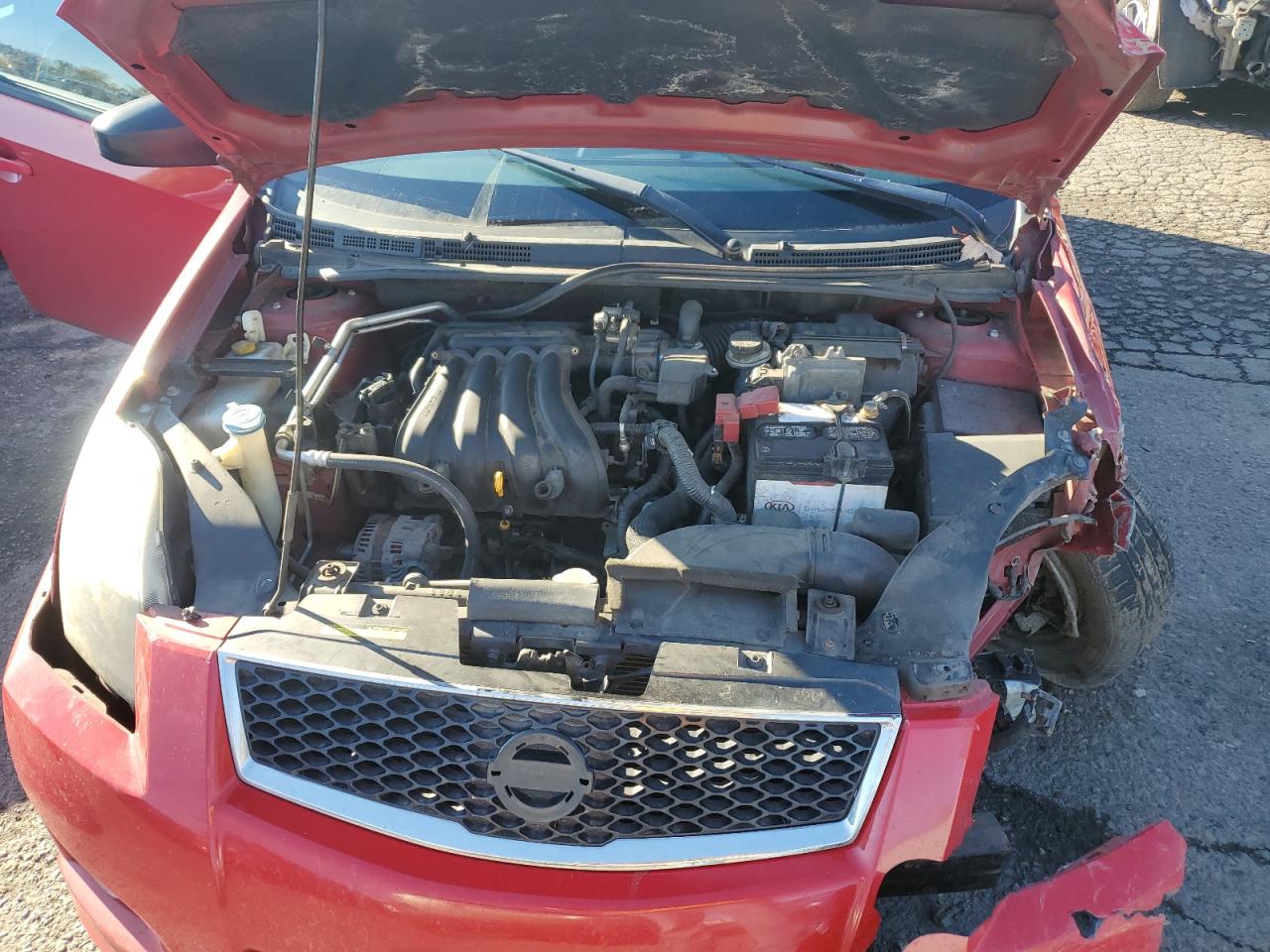 2012 Nissan Sentra VIN 3N1AB6AP8CL668197 Copart auction photo, all over / undercarriage damage thumbnail 11