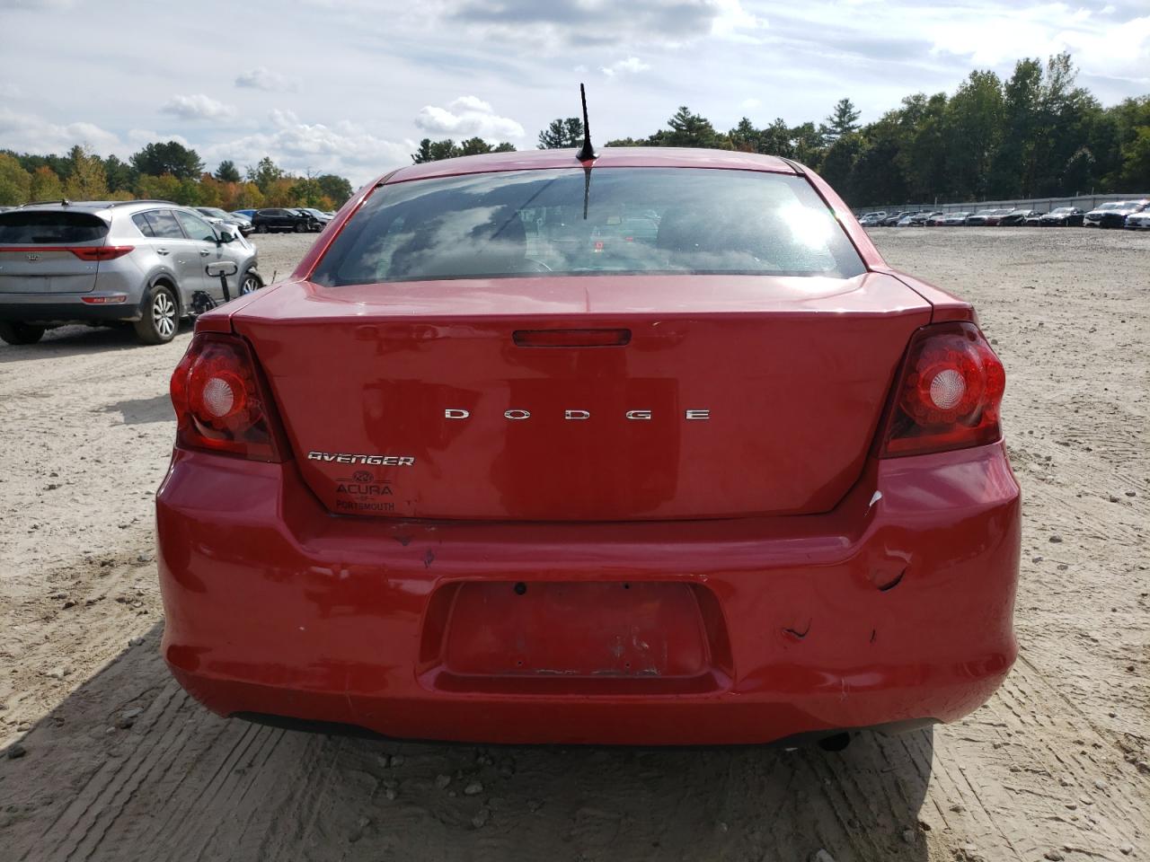 2013 Dodge Avenger VIN 1C3CDZABXDN755790 Copart auction photo, front end / minor dent/scratches damage thumbnail 6