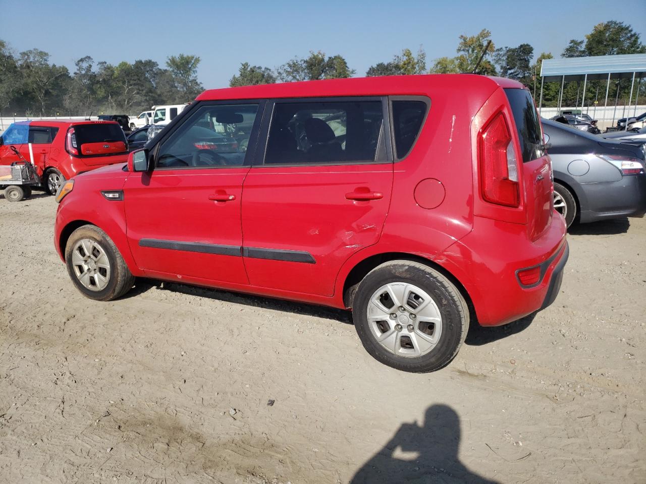 2013 KIA Soul VIN KNDJT2A55D7544170 Copart auction photo, side / minor dent/scratches damage thumbnail 2