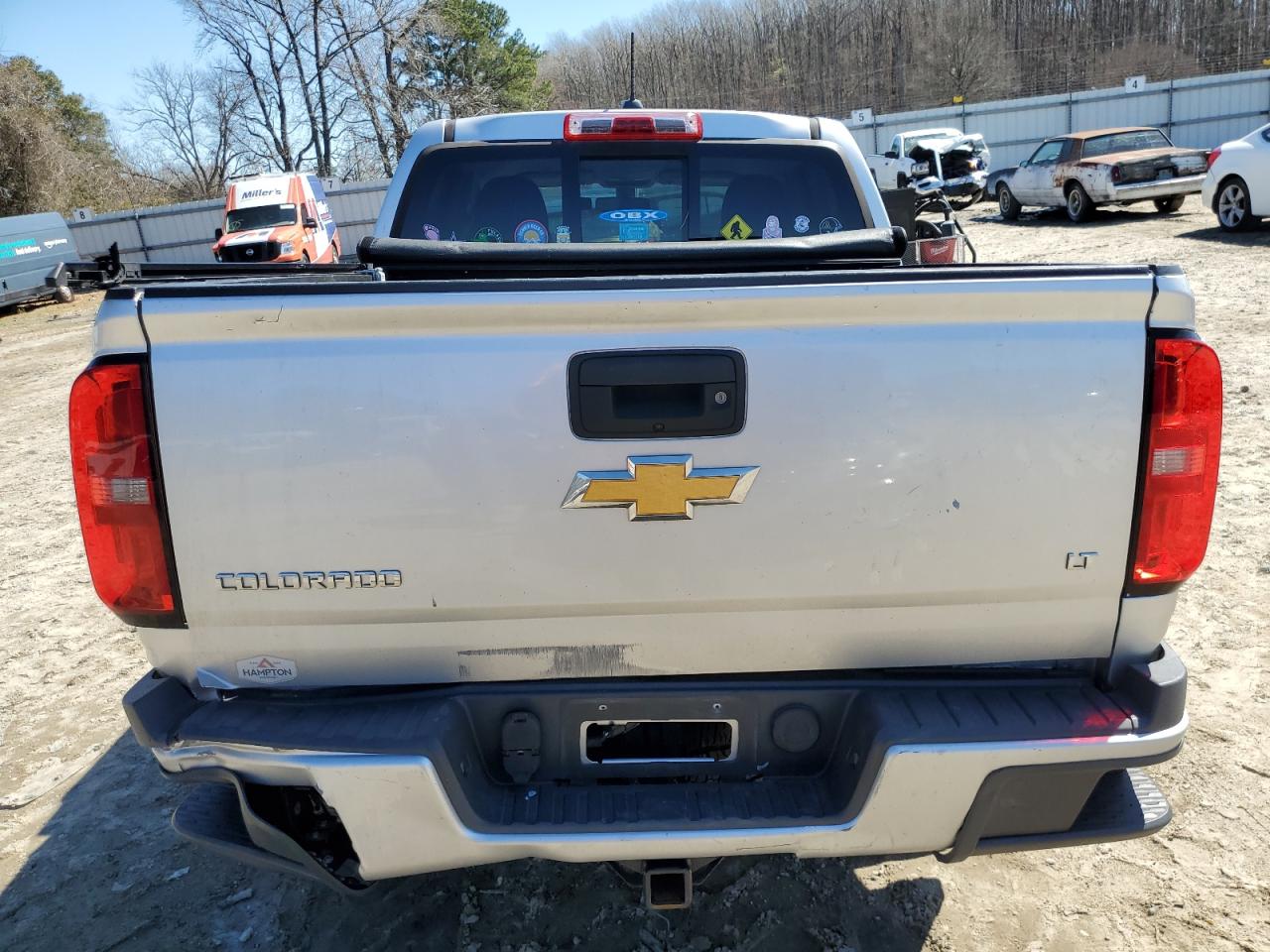 2016 Chevrolet Colorado VIN 1GCGTCE33G1147394 Copart auction photo, all over damage thumbnail 6