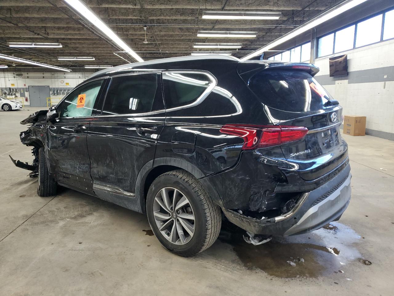 2020 Hyundai Santa Fe VIN 5NMS5CAD1LH295126 Copart auction photo, front end damage thumbnail 2