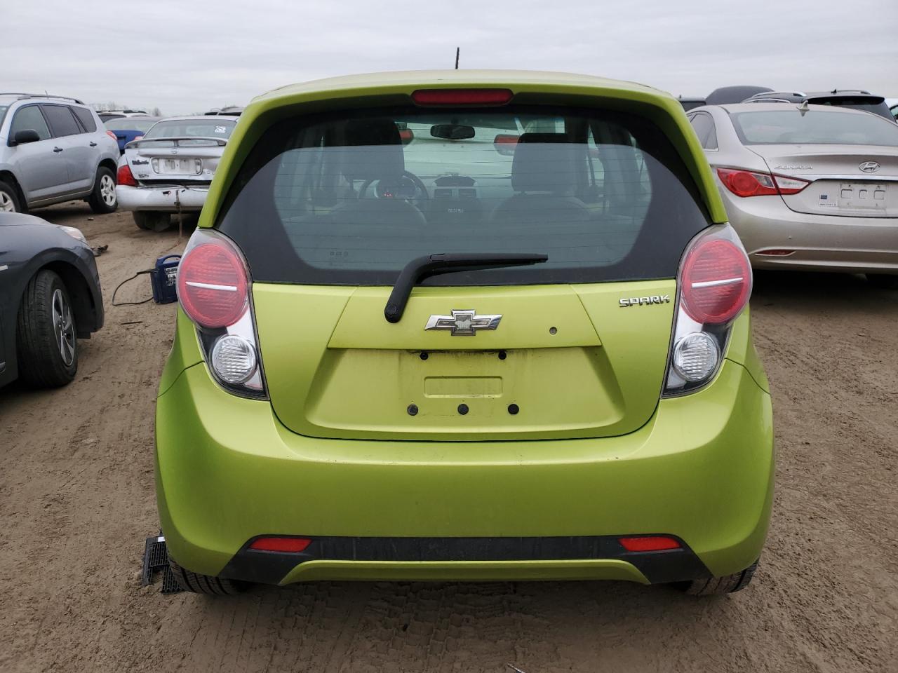 2014 Chevrolet Spark VIN KL8CC6S99EC412600 Copart auction photo, front end damage thumbnail 6