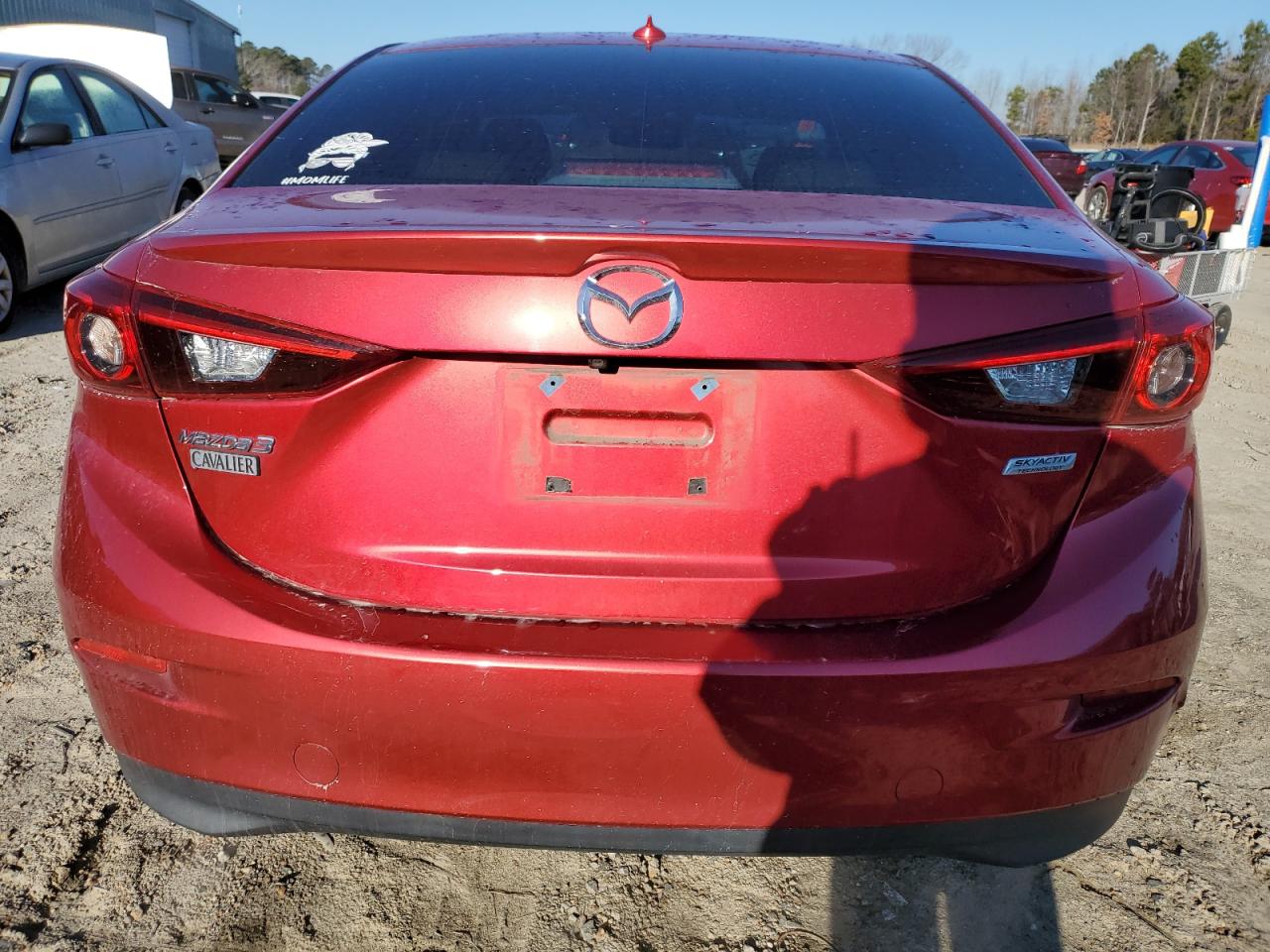 2018 Mazda 3 VIN 3MZBN1W31JM180263 Copart auction photo, front end / undercarriage damage thumbnail 6