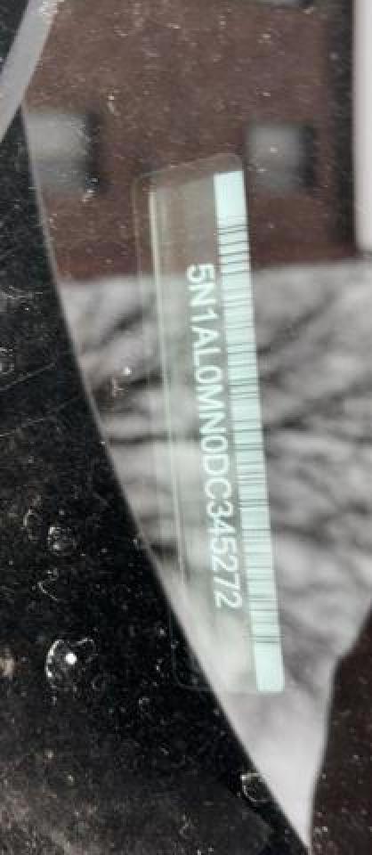 2013 Infiniti JX VIN 5N1AL0MN0DC345272 Copart auction photo, minor dent/scratches / normal wear damage thumbnail 10