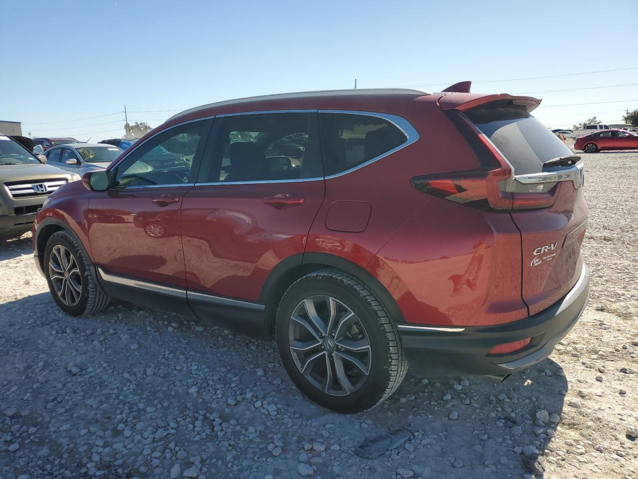 2020 Honda CR-V VIN 2HKRW1H96LH410565 Copart auction photo, side / rear end damage thumbnail 2